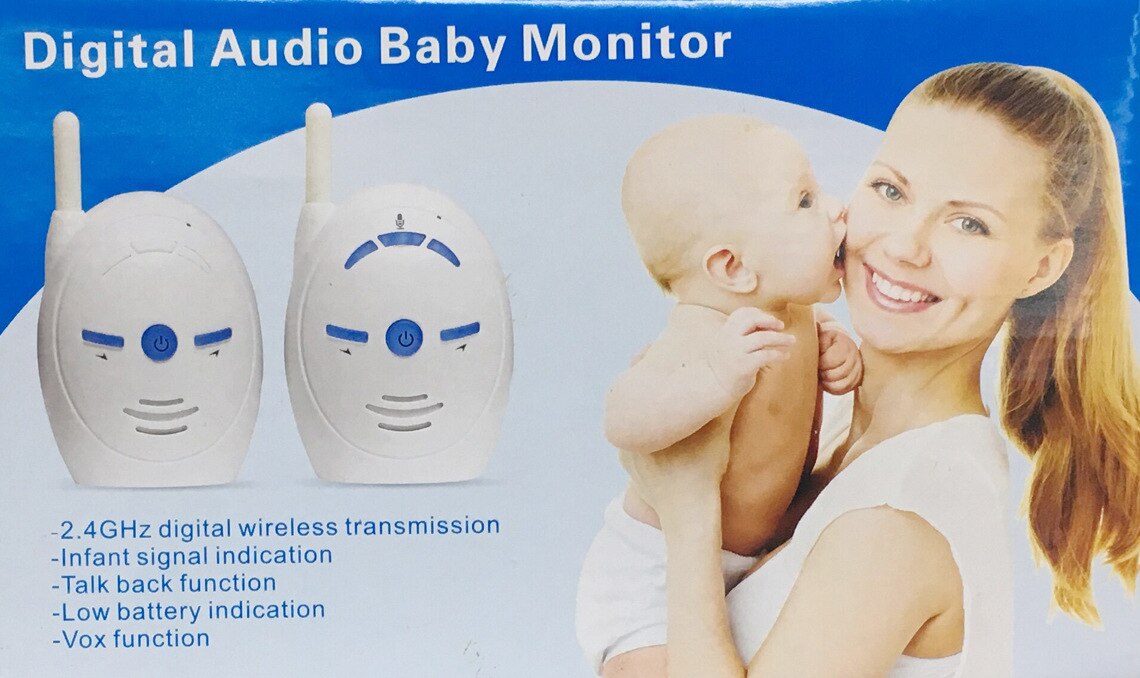V20 trådløs stemme babyalarm lyd påmindelse alarm understøtter to-vejs intercom tør batteri strømforsyning