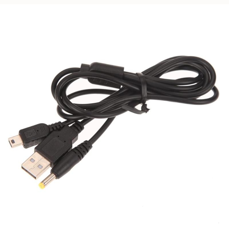 1.2m 2 in 1 USB Data Data Transfer Sync Charge Cable Cord Wire for Sony PSP 2000 3000 Smart Devices