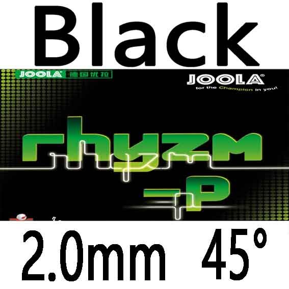 Joola RHYZM-P (Spin & Control, für 40 +) rhyzm-p Tischtennis Gummi Ping Pong Sponge Tenis De Mesa: Black 2.0mm H45
