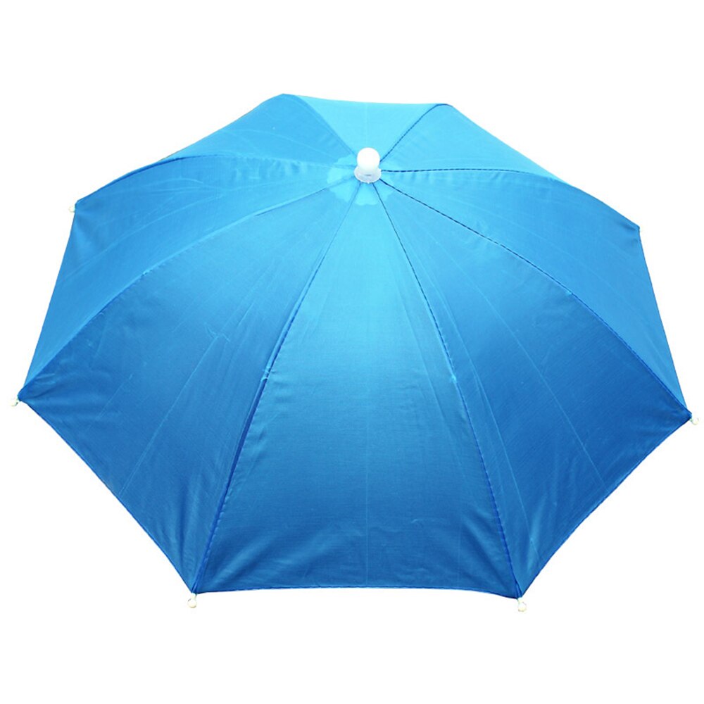 Parapluie casquette de pêche | Chapeau de Sport en plein air, chapeau de randonnée, couvre-chef, chapeaux de Camouflage, parapluie pliant, protection solaire, parasol: sky blue