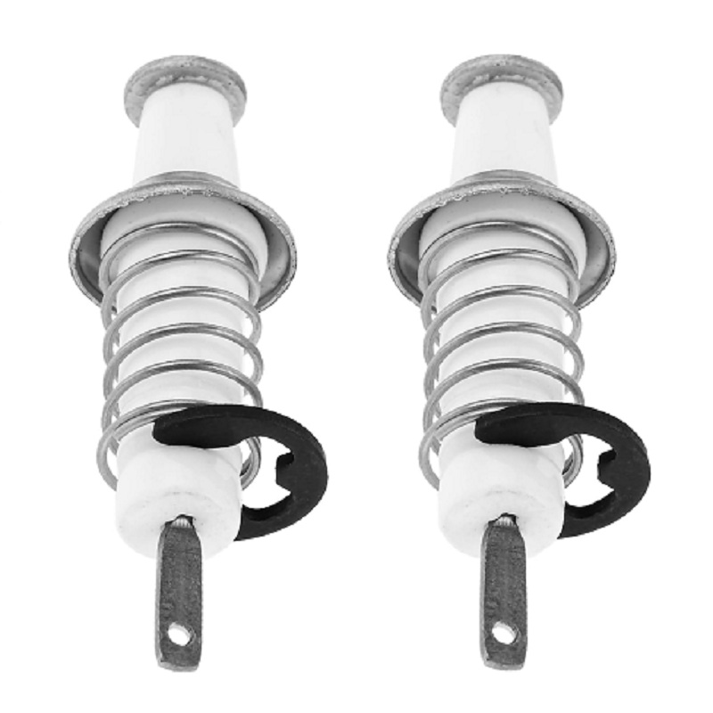 2 Stuks Pb040264 Brander Ontsteker Reparatie Gas Range Electro Ontsteker Vonk Met Veer En Clip Voor Viking Range Vonk Ontsteking Model