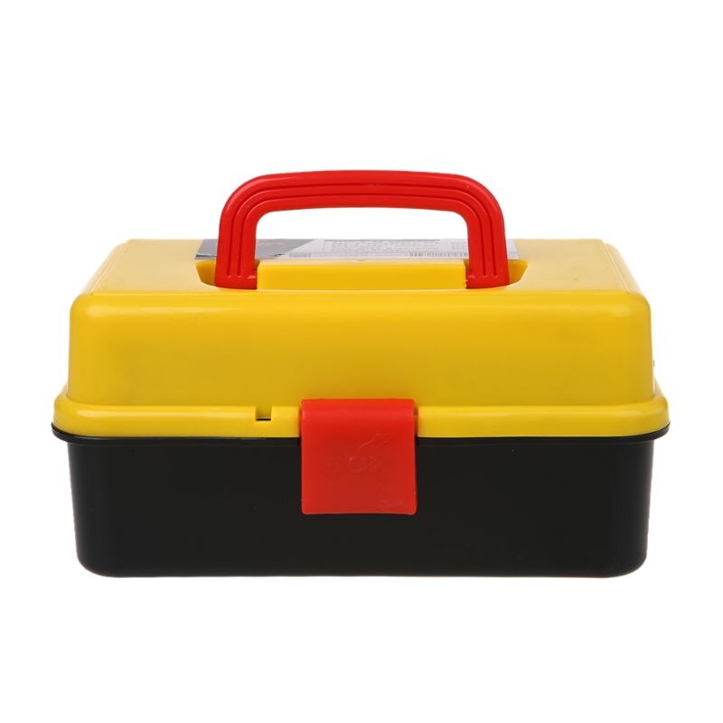3 Layer Folding Tool Storage Box Portable Hardware Toolbox Multifunction Car Repair Container Case Thickening folding rods