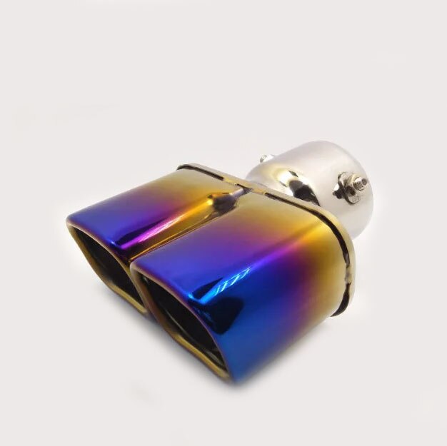 For Nissan NOTE car protect cover Stainless steel muffler pipe outlet dedicate exhaust tip tail 1pcs: B1013Ba73