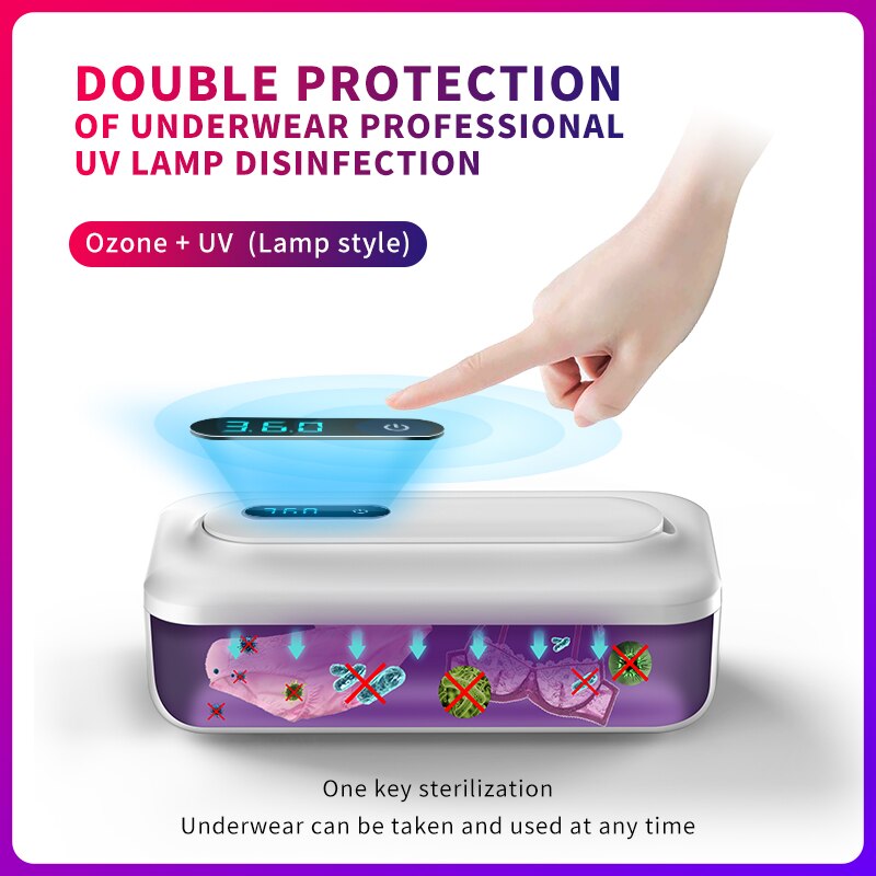 Multifunction UV Mobile Phone Sterilizer Box UVC Lamp Steriliser Disinfection Box for Mask Smartphone Accessories Makeup Tool