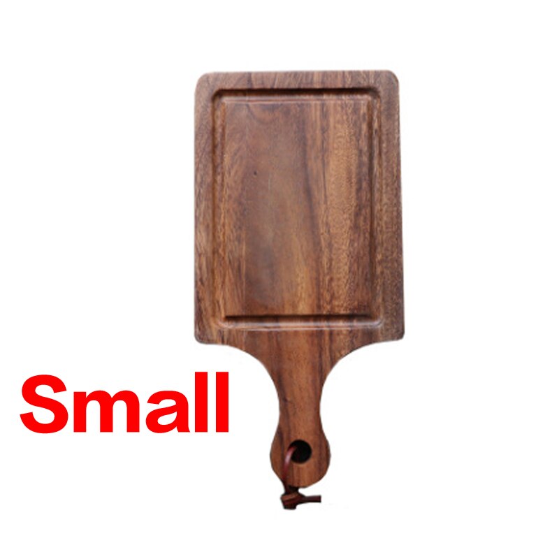 Wooden Chopping Board Pizza Steak Baking Bread Board Maternal Child Cooked Food Pallet Chopping Board Fruit Cutting Board Block: small