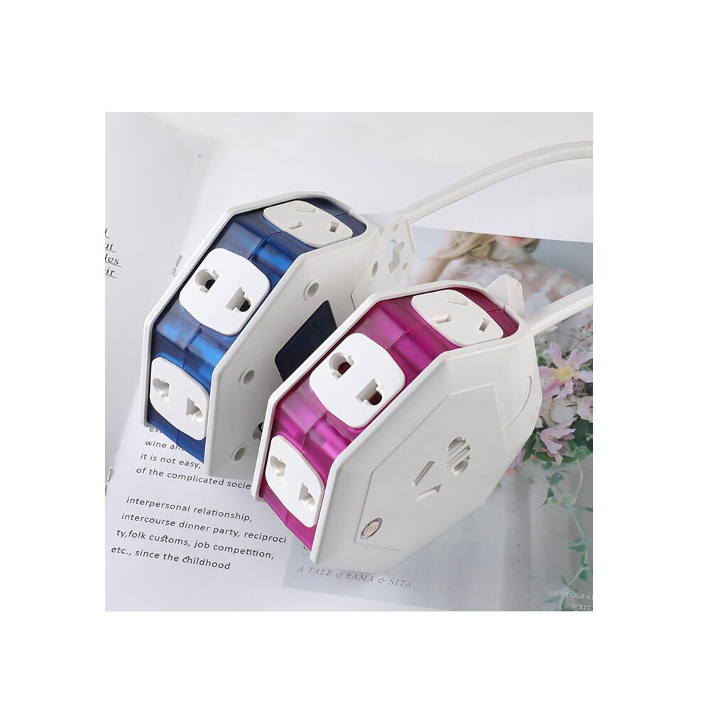 1pcs Multiple AC Electrical Rewireable Power Strip Outlets Extension Socket 4000W 10-16A no wire wirless