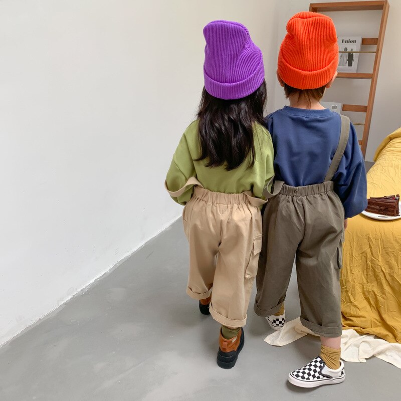 Autumn Girls Cotton Overalls Girls Overalls Kids Overalls