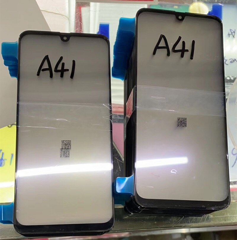 A 41 Outer Screen For Samsung Galaxy A41 Front Touch Panel LCD Display Out Glass Cover Lens Phone Repair Replace Parts