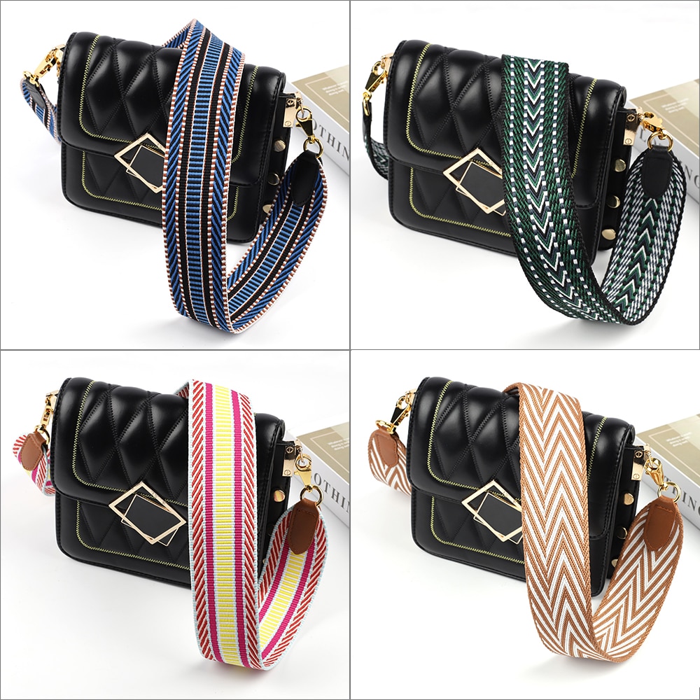 Canvas Brede Schouderbanden Mode Tas Riemen Lady Vervanging Bandjes Verwijderbare Handtas Vrouwen Tas Accessoires