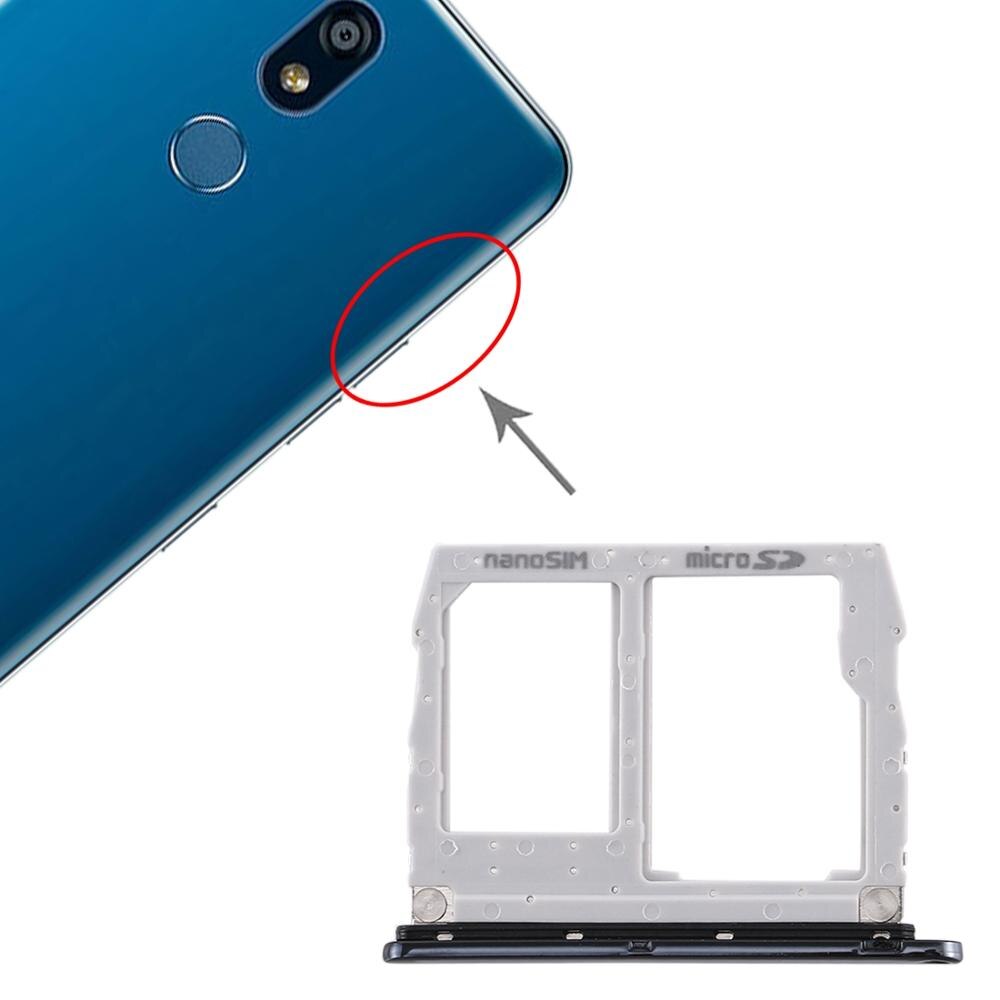 Bandeja de cartão sim + bandeja de cartão micro sd para lg k40/k12 plus/x4 (2019)/x420em/x420bmw/x420hm/x420/x420n