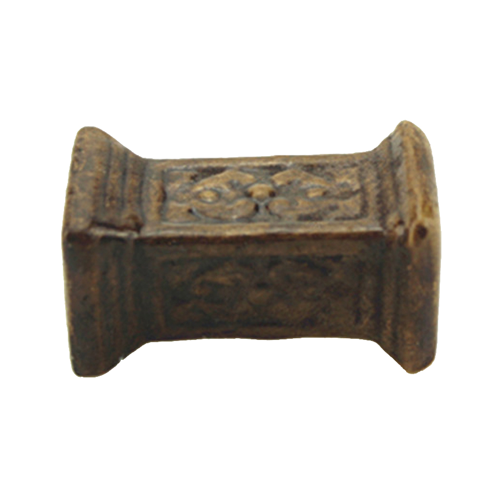 Accessorio fai-da-te per costruzione di Astuccio delle bambole in bronzo con colonna in ceramica retrò in miniatura