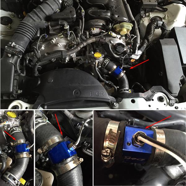 Water Temp Gauge Radiator Joint Pipe Hose Sensor Adaptor Temperature-Select Size