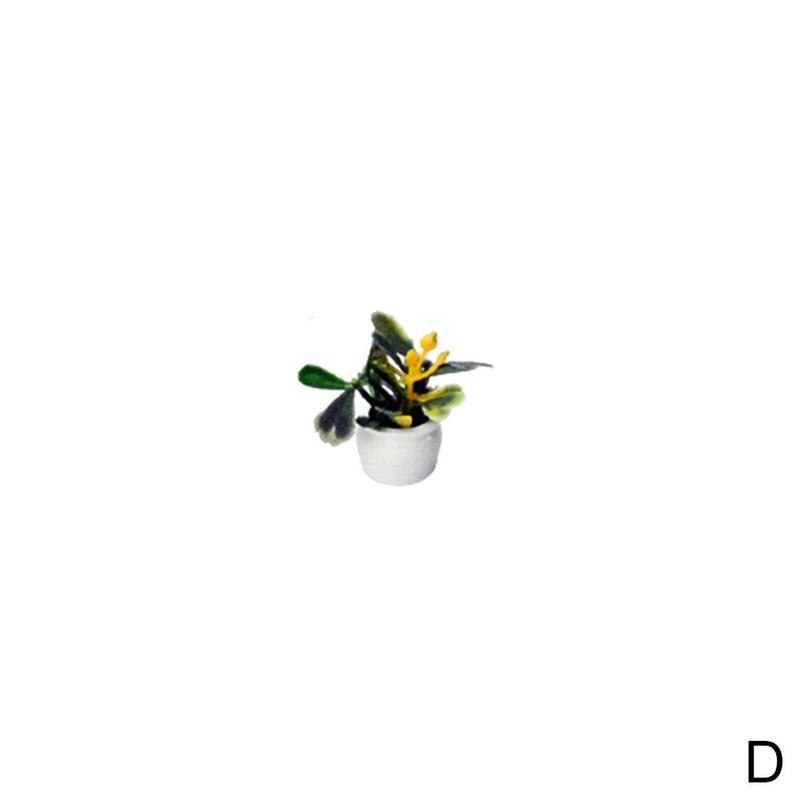 Mini potteblomster og planter modellfremstilling diy håndlaget konstruksjonssand bordmateriale 3-5cm: D