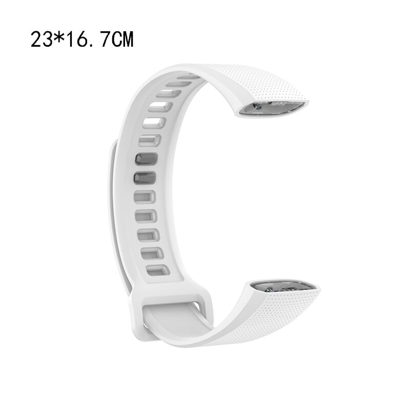 Tillämpligt intelligent armband armband armband tpu rem hälsa slitage övervakning klockarmband för huawei rongyao 3: Vit