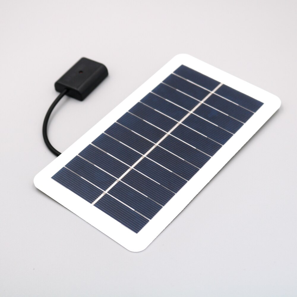 5V 400mA 2W Solar Panel Charger Power Bank Battery USB Powerbank Mobile Phone Waterproof Solar Panel Charge