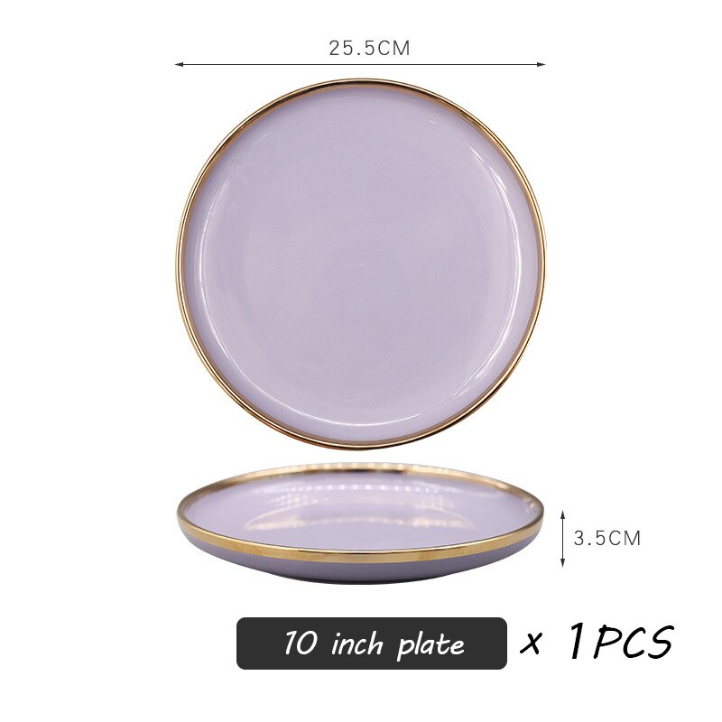 Dinnerware Set Porcelain Plates for Food Dinner Set Dishes Salad Soup Bowl Ceramic Plates and Bowls Set Tableware Set Spoon: H
