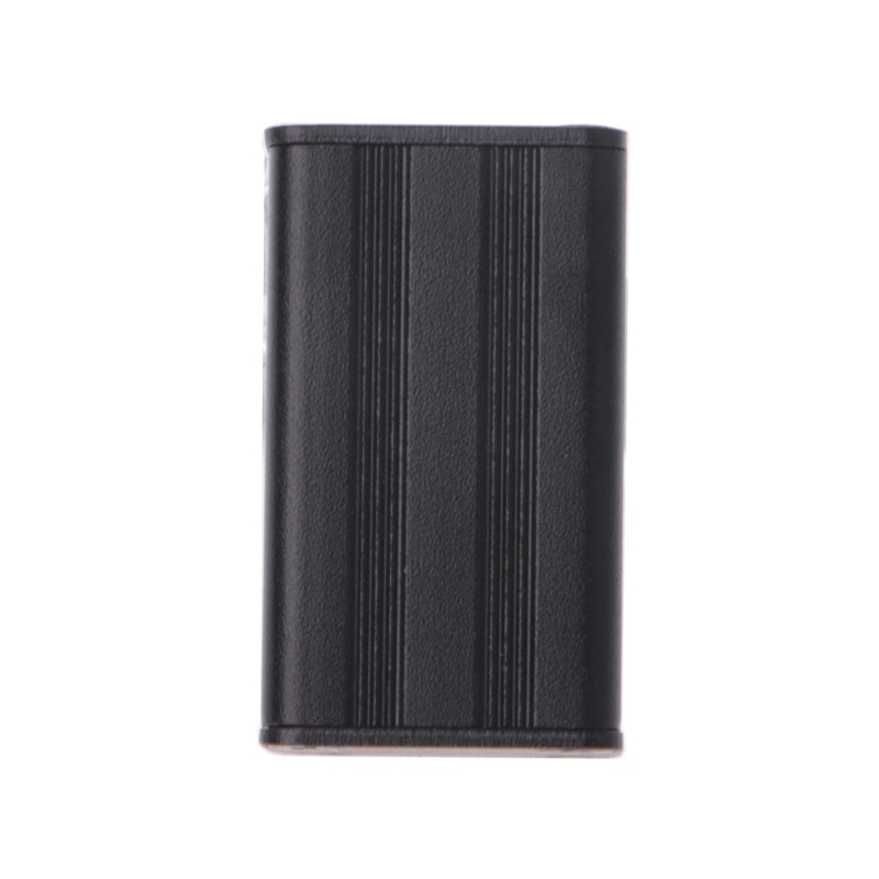 1 stk gjør-det-selv ekstrudert elektronisk prosjekt aluminium kapsling svart 40 x 25 x 25mm