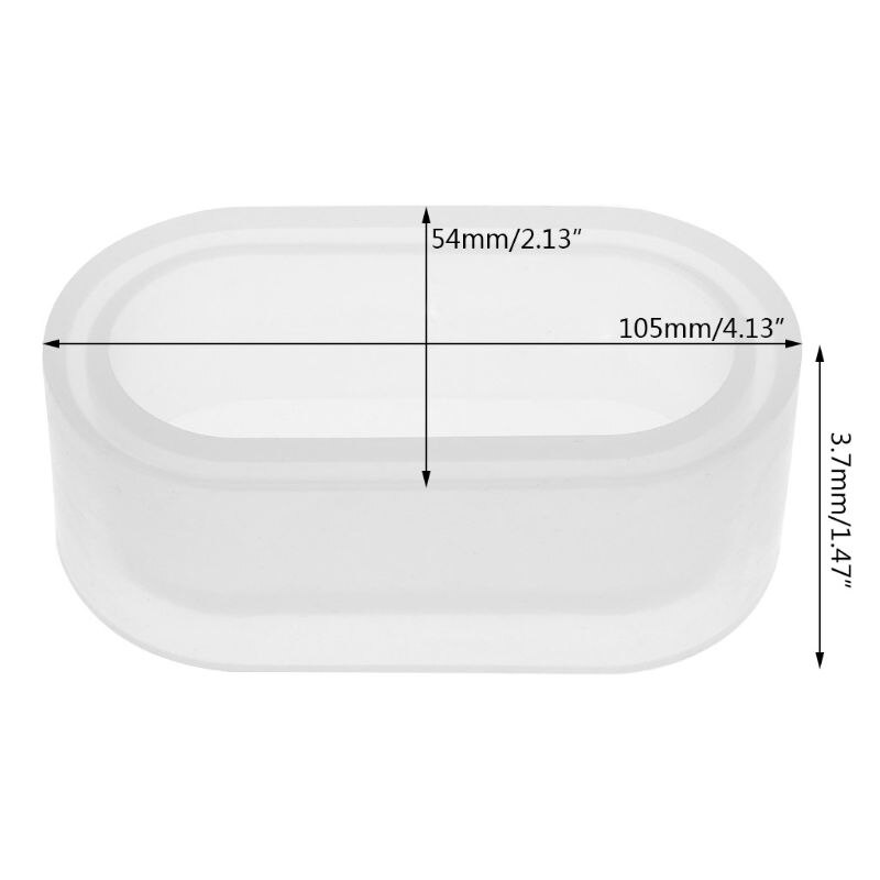 Cubo Vaso di Fiori FAI DA TE Stampi in silicone Giardino Fioriera di Cemento di Cemento Vaso di Sapone Stampi 40JA