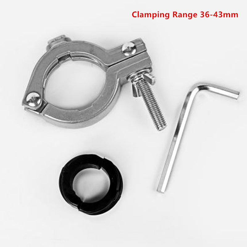 Soporte de abrazadera de Banco de tornillo de mesa giratorio de 360 °, soporte de amoladora eléctrica multifuncional, accesorios para herramienta Dremel: Beige