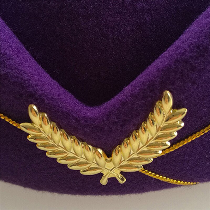 Frauen Damen Profis Stewardess Hut Wolle Fedoras Hüte Airline Kostüm Etikette Kappe Bühne Leistung Hut 6 Farben