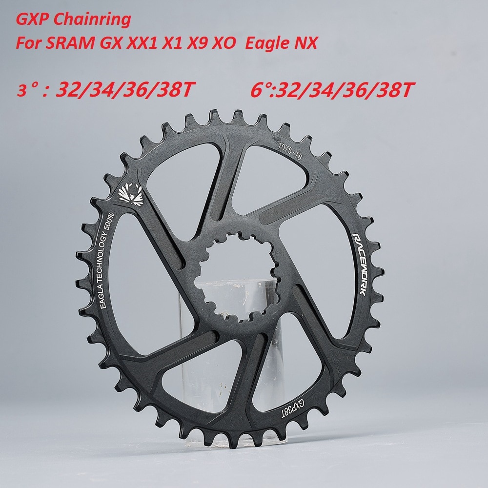 Mtb fiets kettingblad smal breed kettingblad 32t 34t 36t 38t voor sram gxp  xx1 x9 xo x01 gx eagle nx crankstel 11s 12s