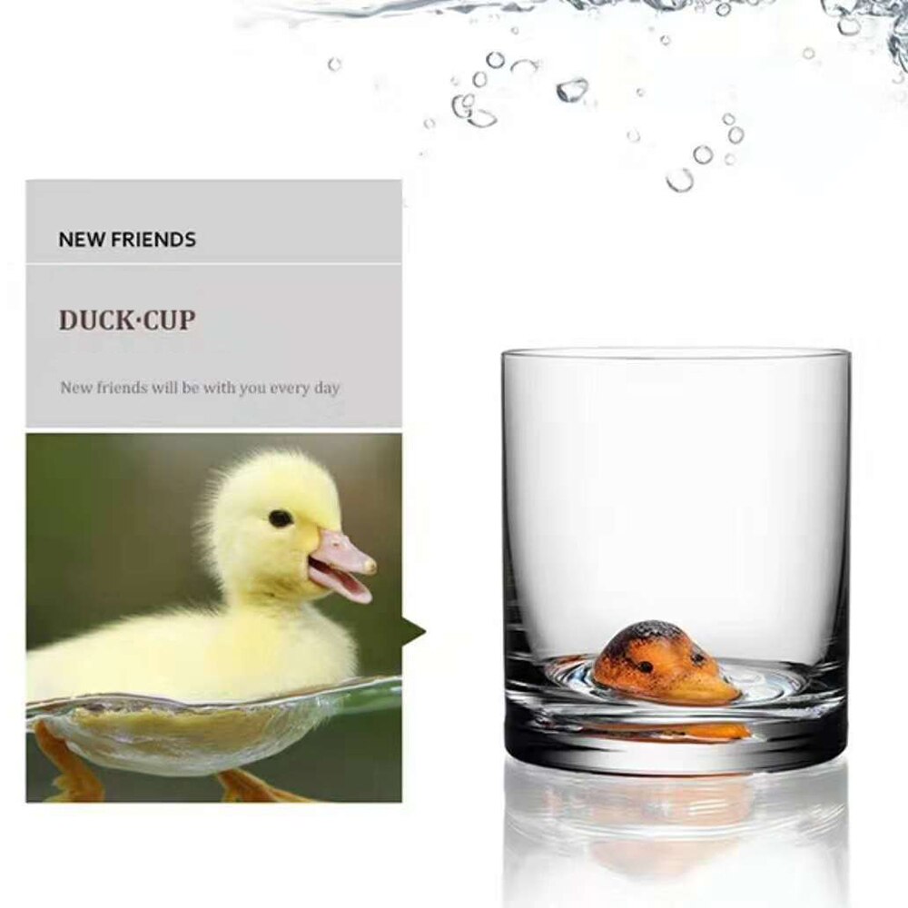 1 st 360ml djurkopp sött husdjur björn fågelglas för te öl vattenkopp blyfritt ultraklart glas