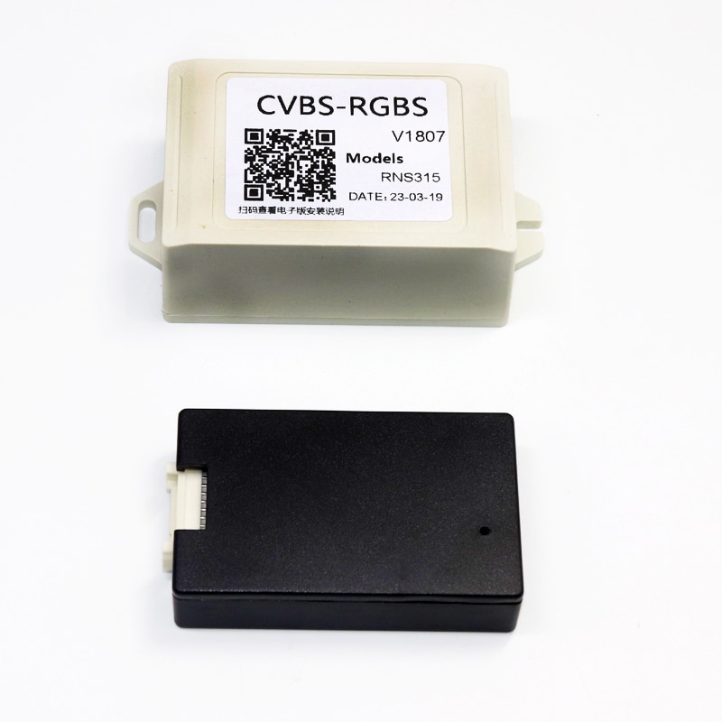 Adaptateur de convertisseur pour VW Volkswagen RCD 510 | Boîte RGB, caméra de vue arrière CVBS / AV à RGB, adaptateur pour VW RCD 510 RNS 315 RNS