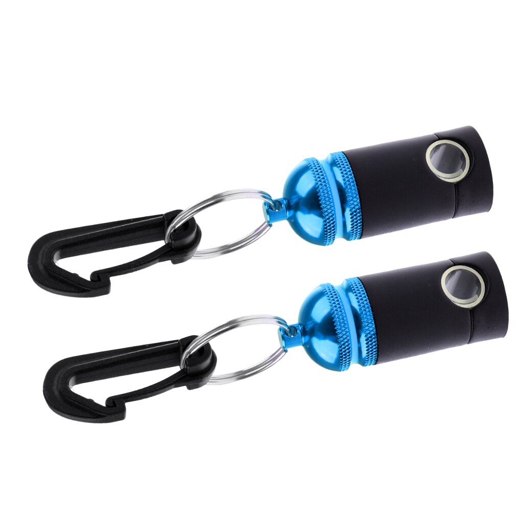 2 Stuks Premium Duiken Regulator Octopus Slang Houder Keeper Clip-Blauw Zwart