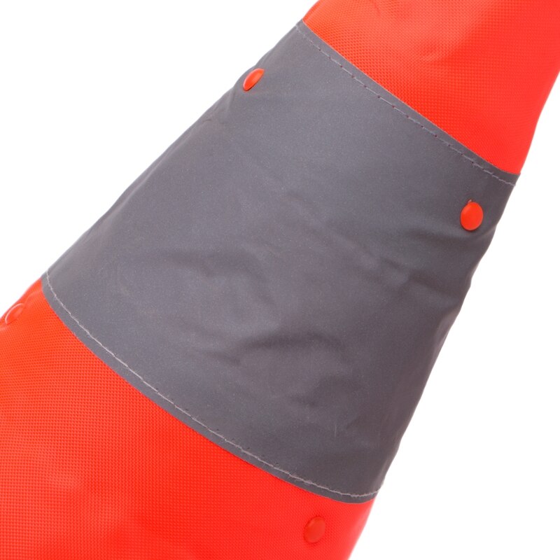 42cm folde færdselssikkerhedsadvarselsskilt trafikkegle orange reflekterende tape