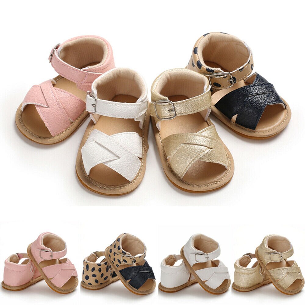 Pudcoco piger børn børn sandaler barn prinsesse strand afslappet gåture sommer cool åndbare sandaler sko 11-13cm 4 farver