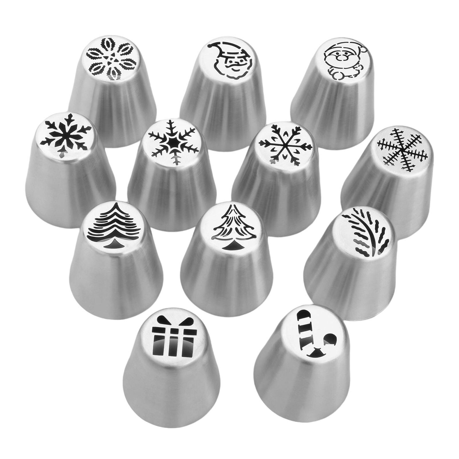 Roestvrij Stalen Icing Tips Set DUORUI 7Pcs Russische Icing Piping Nozzle Tips Set Maken Bloem Crème Cake Decorating Cupcake Fondant Rvs Russische Piping Tips Set 11 Stuks Roestvrij Stalen Icing Tips Set DUORUI 7Pcs Russische Icing Piping Nozzle Tips Set Maken Bloem Crème Cake Decorating Cupcake Fondant Rvs Russische Piping Tips Set 11 Stuks