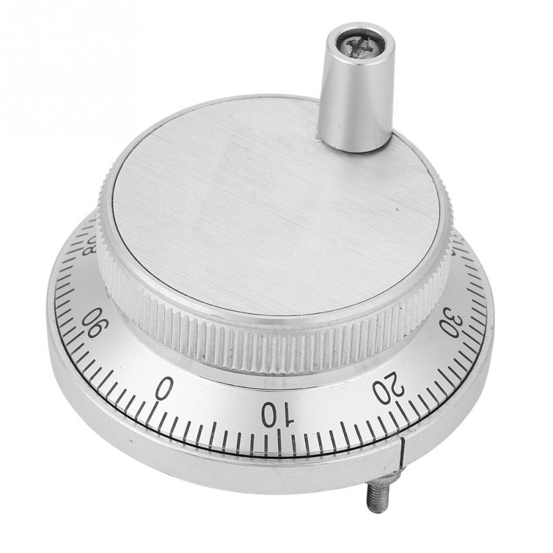 CNC Handwheel 5V 60mm Diameter 4 Terminal Manual Pulse Generator CNC Electronic Handwheel with Handle