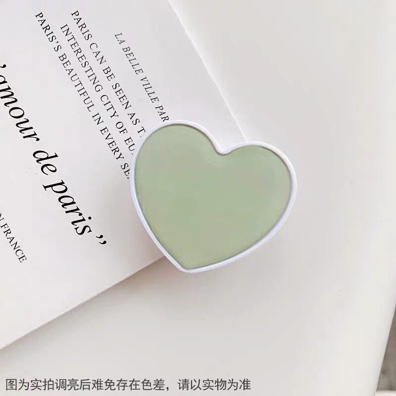 Popular Universal Pocket Airbag Stand Mobile Phone Accessories Holder Love Heart Shaped Bracket Mount for IPhone Samsung Huawei: 17