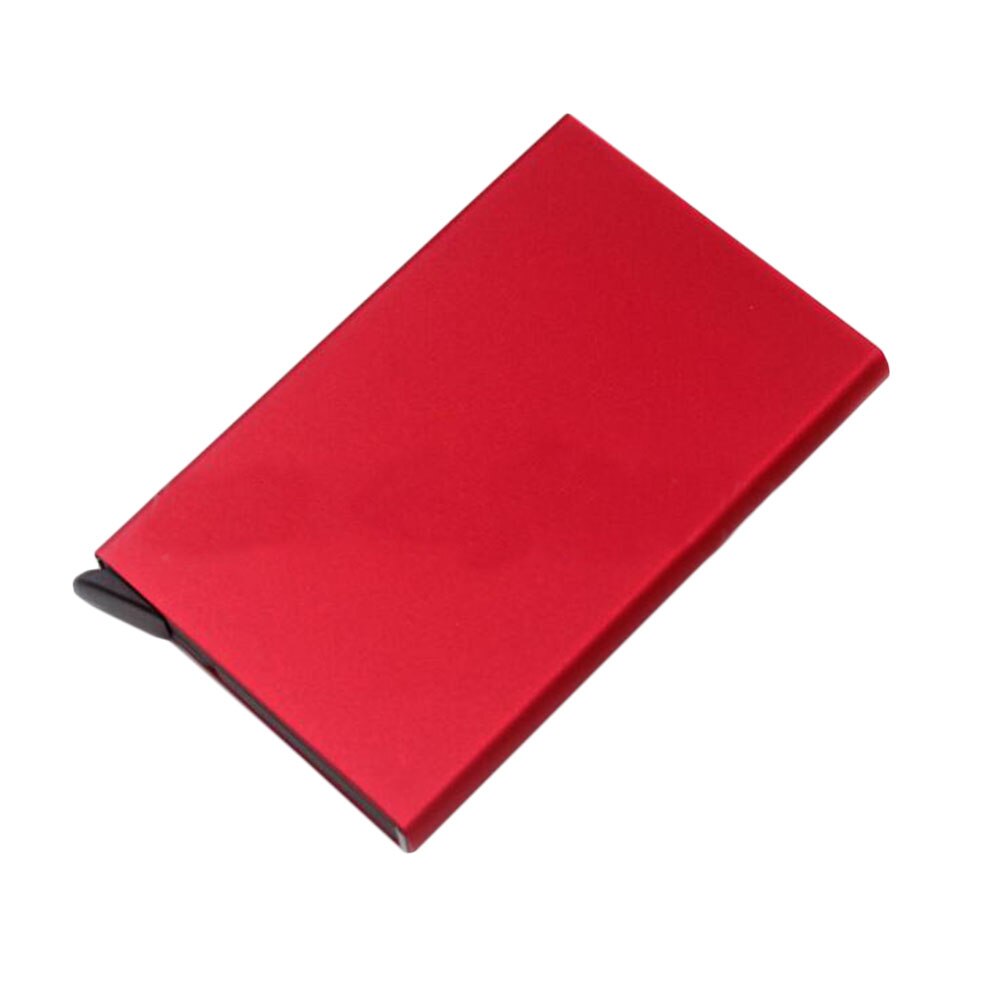 Men Metal Stainless Steel Card Holder Case Silver Aluminium Travel Wallet Rfid Business ID Credit Bank Card Case for Cards