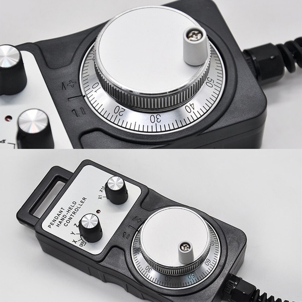 Darmowa wysyłka CNC Pulser koło zamachowe 5V 6Szpilka impuls 100 ręczny generator impulsów koło ręczne CNC maszyna 60mm obrotowy enkoder