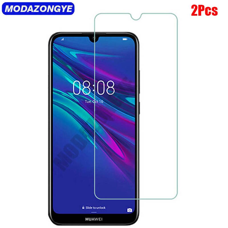 2 Pcs Gehard Glas Huawei Y7 Screen Protector Huawei Y7 DUB-LX1 Glas Huawei Y7 Y 7 Y72019 beschermende Film: Default Title