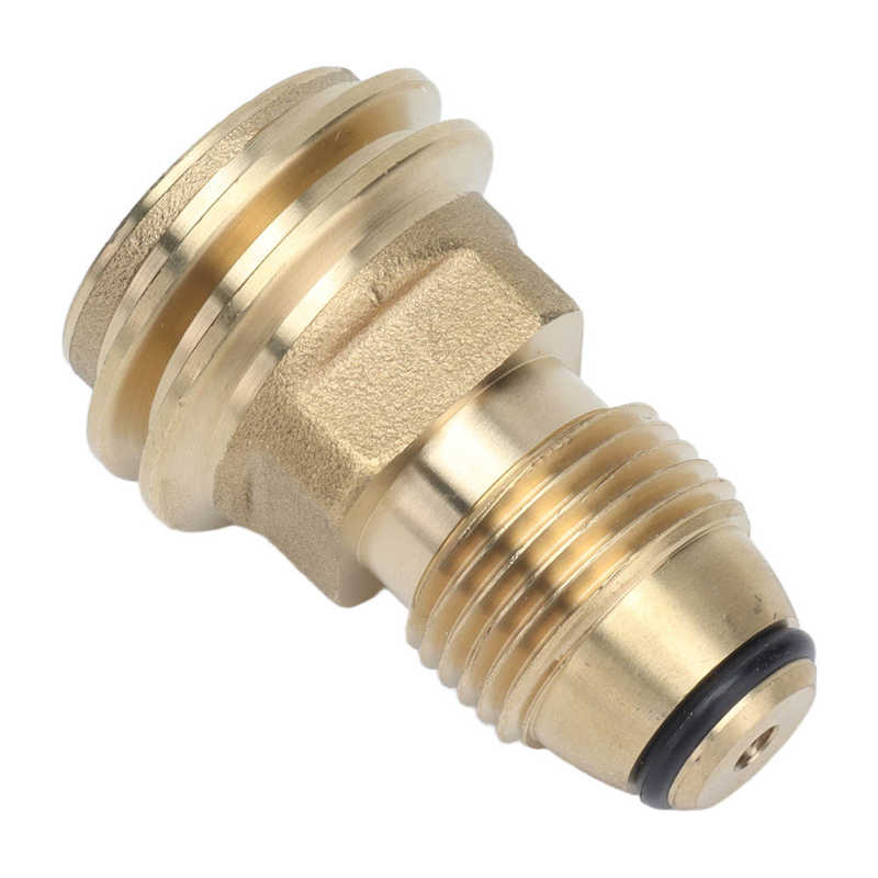 Gas Cylinder Adapter Corrosion Resistant G1/2 Internal Thread Easy Install Gas Tank Conversion Connector for Barbecue