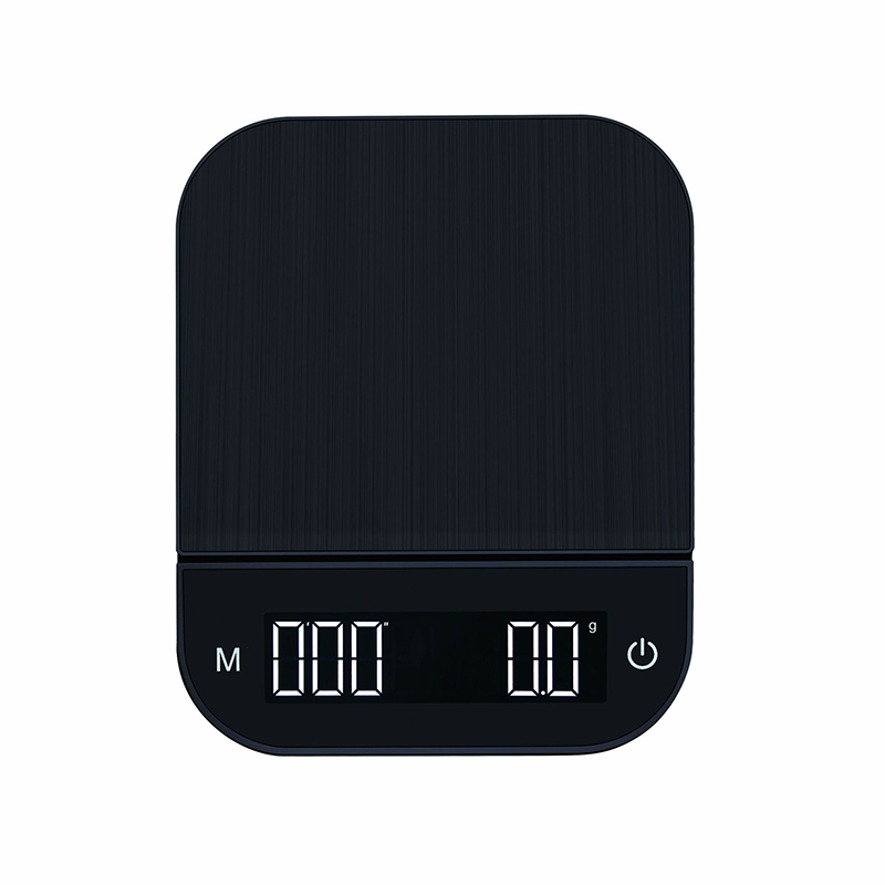 Household Kitchen Scale 3kg / 0.1g LED Screen Charging Timing Hand Brewing Coffee Electronic Measuring Scale