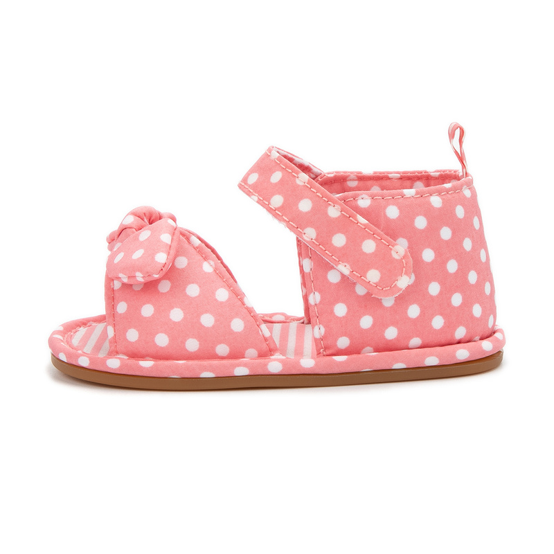 Baby Schuhe Mädchen Sommer Sandalen Bogen-knoten Gummi Sohle Flachen, Nicht-slip Infant Kleinkind Erste Wanderer outdoor Sandalen