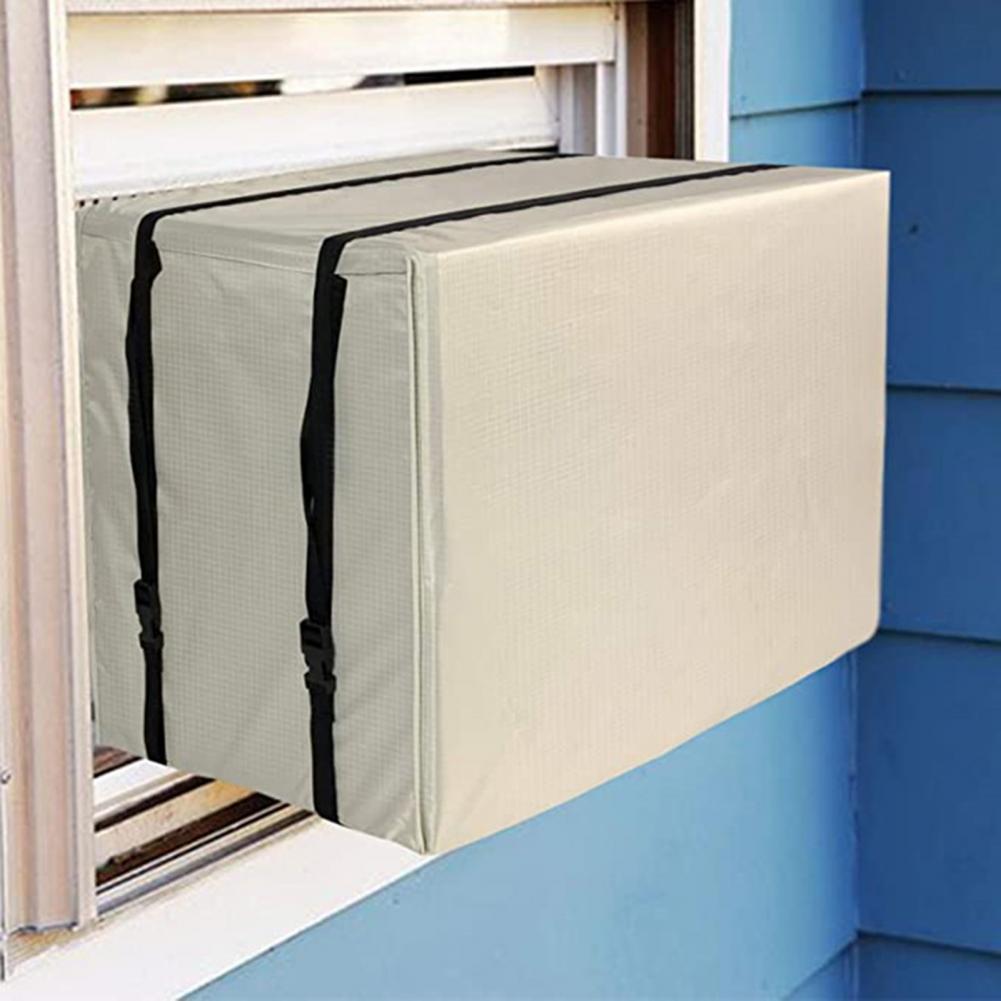 Air Conditioner Cover Full Coverage Protection Waterproof Oxford Cloth Window Air Conditioner Units Protector for Home