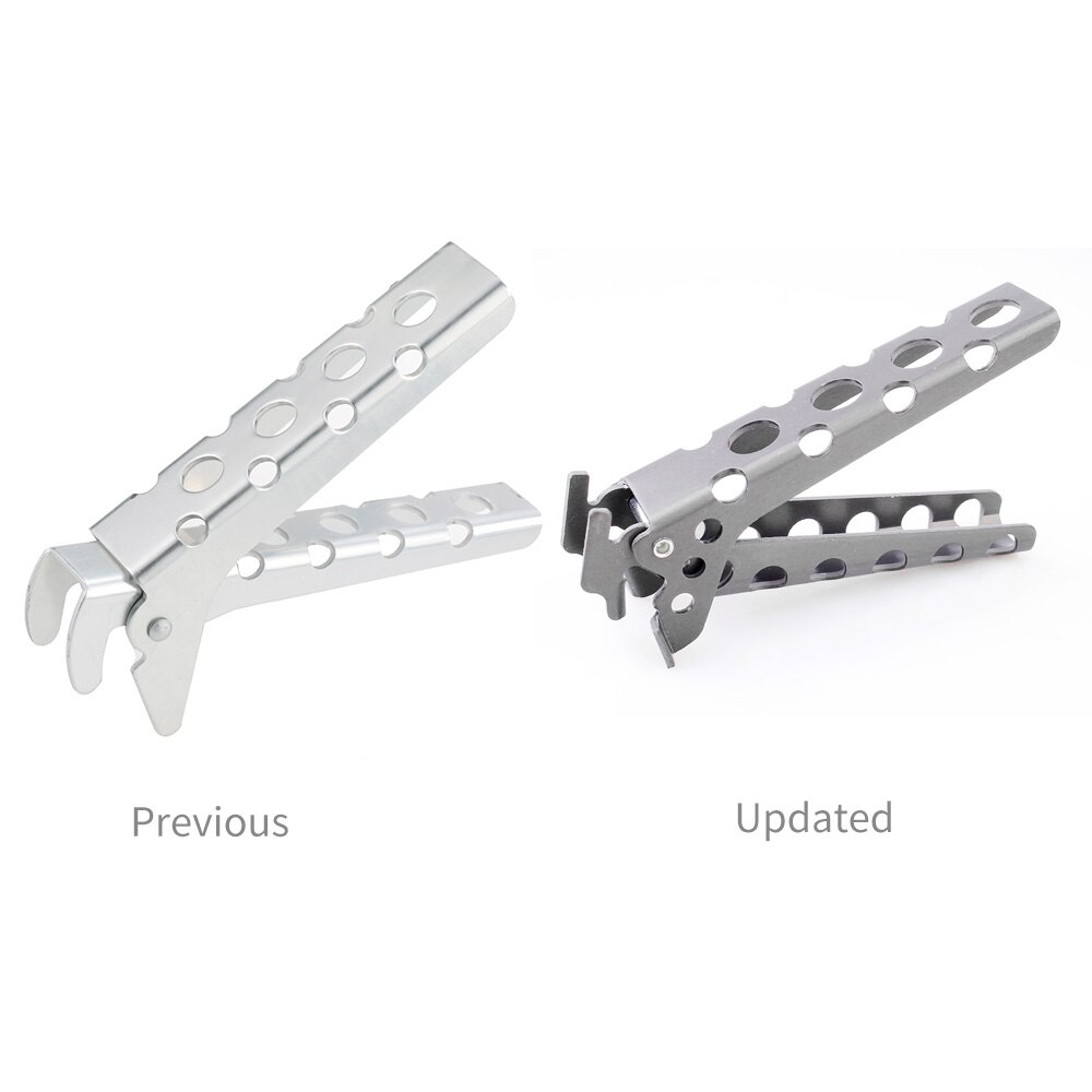 Camping udendørs gryde griber håndtag skål griber køkkengrej bordservice anti gryde pande griber holder picnic hjem køkken værktøj