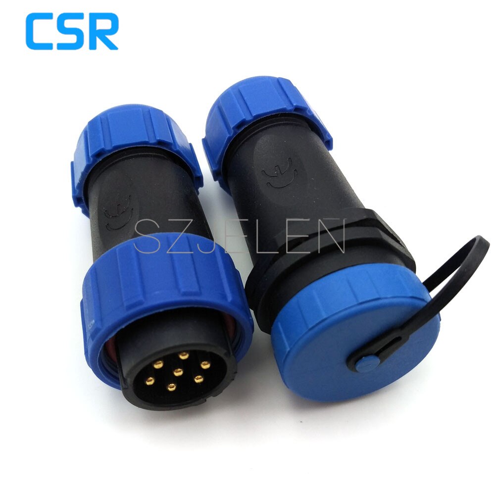 SP2110/P7-S7, 7 pin Waterproof connector , Wire connectors, automotive connectors, Industrial Equipment Power Connectors 7 pin