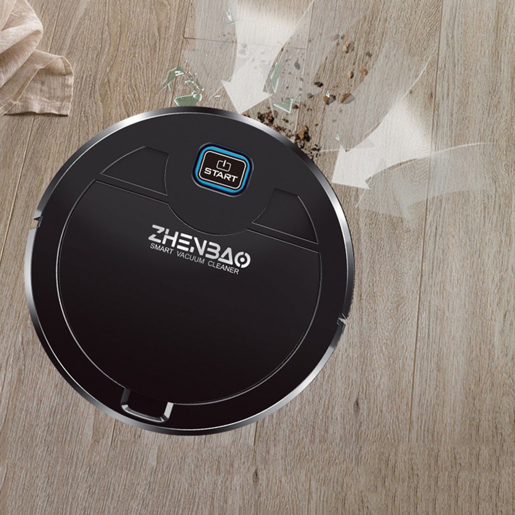 Robot Vacuum - Multiple Cleaning Modes Vacuum Best For Pet Hairs Hard Floor &amp; Medium Carpet Lazy Sweeper Vacuum Cleaner