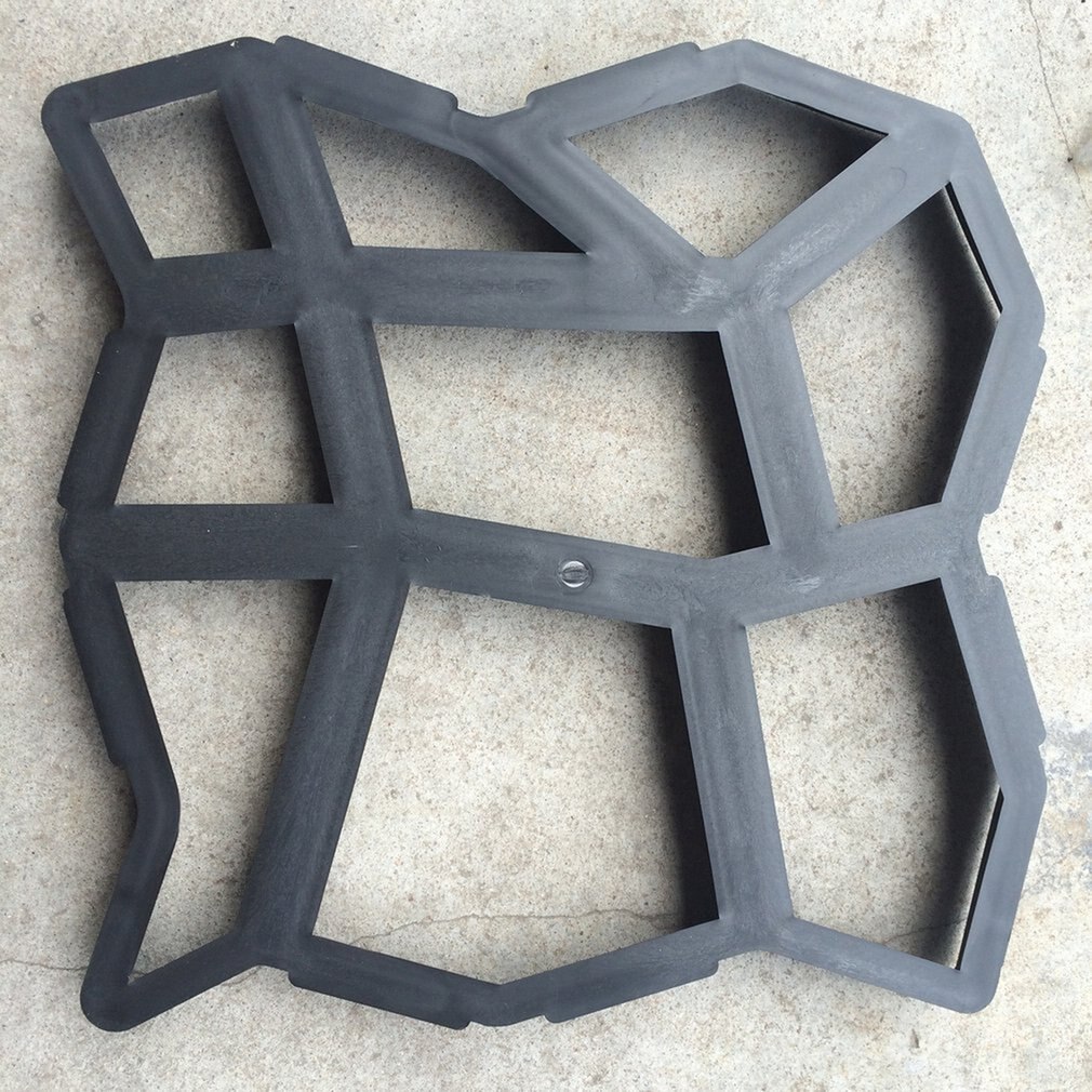 Garden Paving Molds Jardin DIY Plastic Walk Road Path Maker Jardineria Garden Paving Stone Concrete Mould для сада и огорода