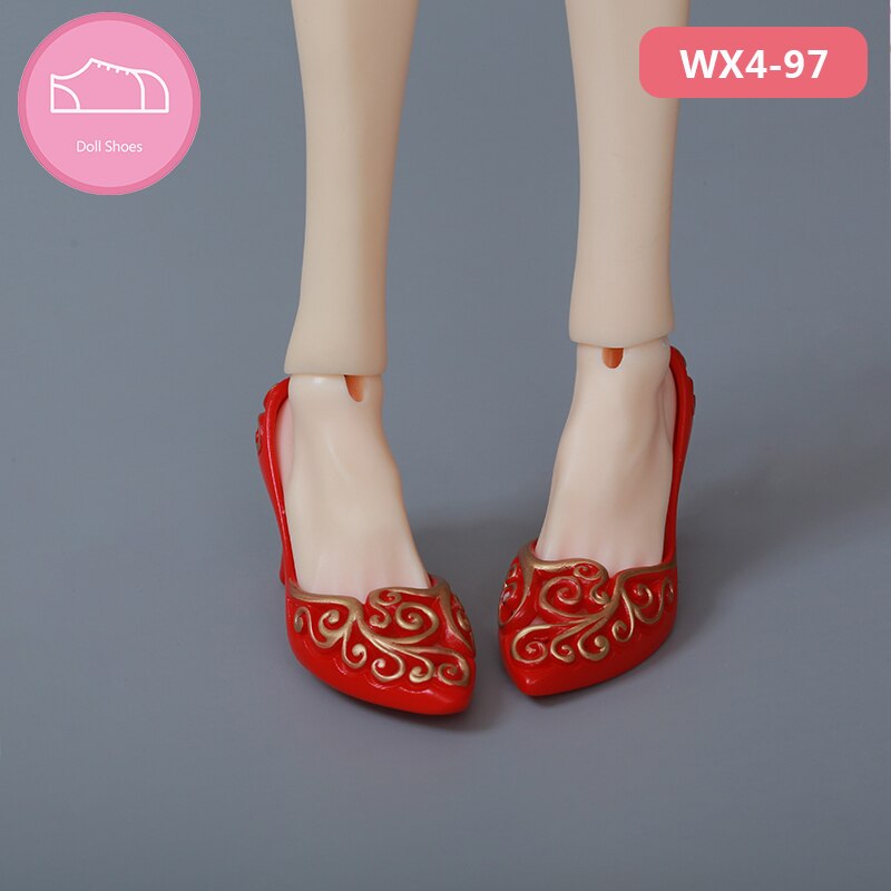 Buty dla lalki BJD 1 para 6cm PU skórzane buty moda Mini zabawka Shoes1/4 lalki dla Chateau Fairyland Luts Doll 2 kolorowe akcesoria: green