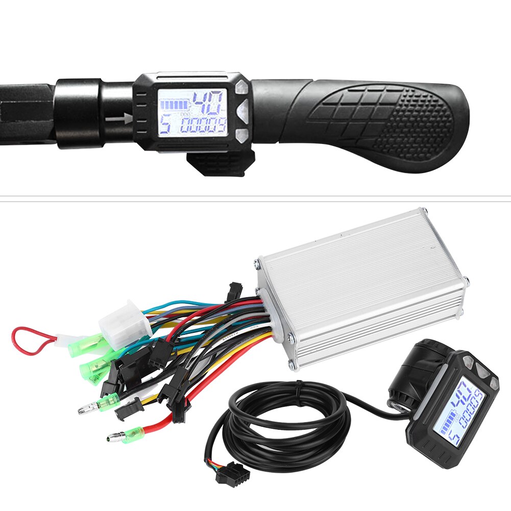 24/36/48V 250/350W E-Bike Borstelloze Controller Lcd Display Kit Elektrische Fiets scooter Controller Accessoires