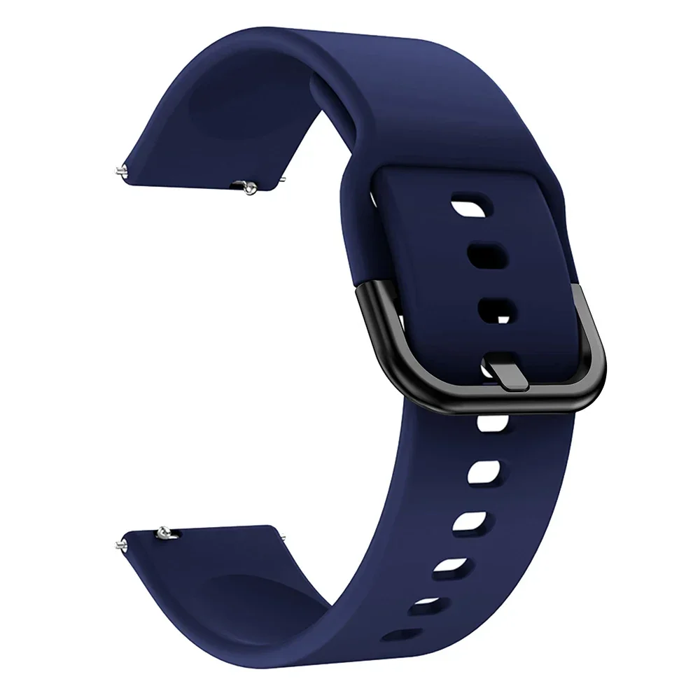 20mm Armband Armband Für Garmin venu sq /sq2/musik Band Smartwatch Silikon Armband Armband Für Xiaomi Haylou LS02 Armband: Red black