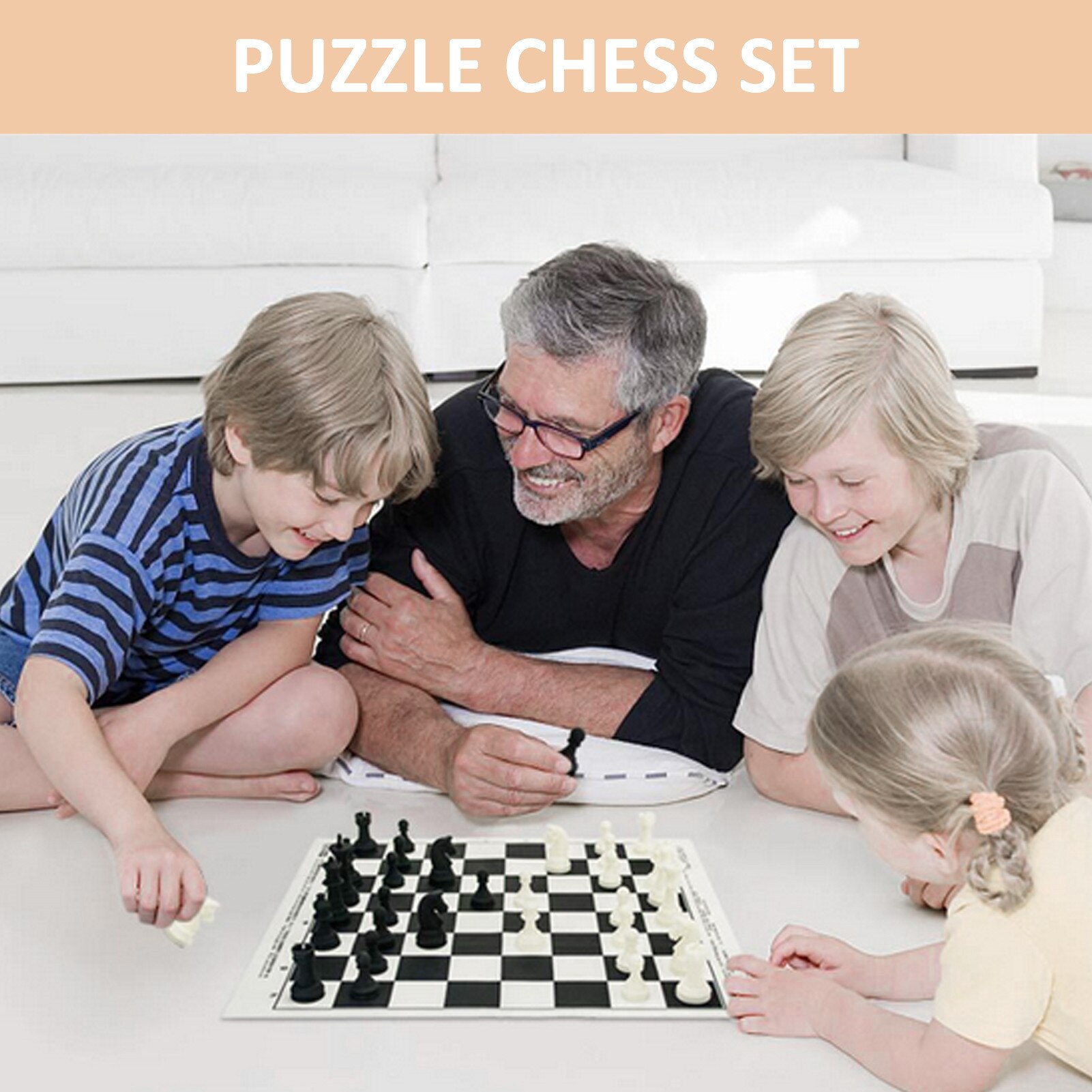 Schach Brettspiel für freundlicher Silikon Tragbare in Tragetasche, Lebensmittel Klasse Reise Schach setzt für Anfänger