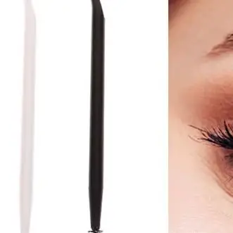 Dubbelhövdad ögonbrynsborste ögonfranskam ögonbryn ögonfransformare ögonbrynsborste för grooming ögonbryn återanvändbart sminkverktyg