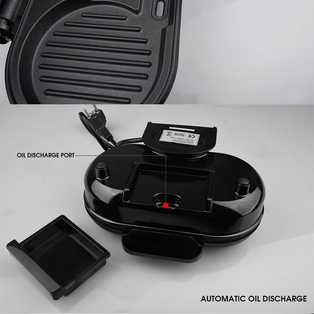 Electric Egg Sandwich Maker Mini Grilling Steak Baking Plates Toaster Multifunction Non-stick Breakfast Machine Fry Hamburg#g30